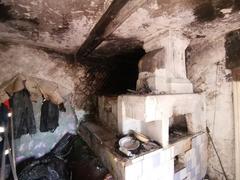 Неисправная печь стала причиной пожара.
