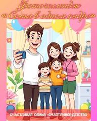 Семья в одном кадре: мгновения счастья и радости