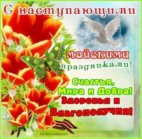 С ПРАЗДНИКОМ МИРА, ВЕСНЫ И ТРУДА! С ПРАЗДНИКОМ МИРА, ВЕСНЫ И ТРУДА!